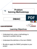 Problem Solving Methodology: Dmaic