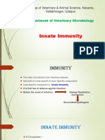 Innate Immunity: College of Veterinary & Animal Science, Navania, Vallabhnagar, Udaipur