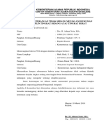 Contoh Surat Keterangan Tidak Sedang Menjalani Hukuman Disiplin Tingkat Sedang Atau Tingkat Berat