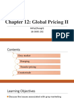 Chapter 12: Global Pricing : Milly (Zhangli) 18-3005-292