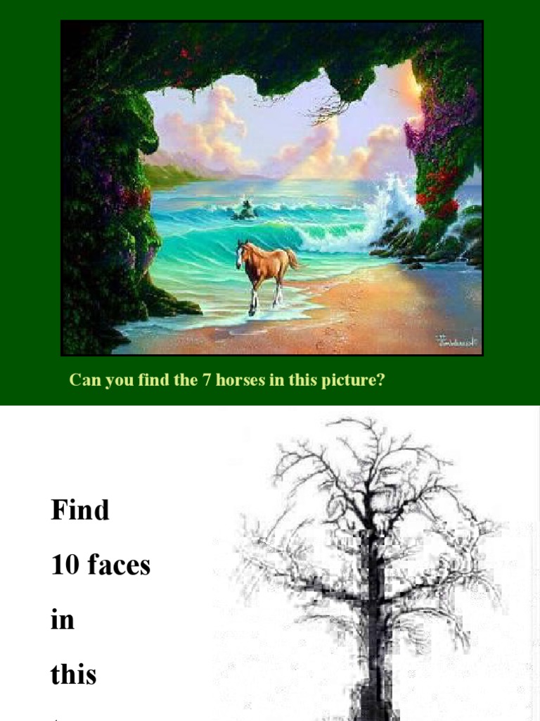 Hidden Images and Faces Challenge | PDF