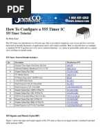 How To Configure A 555 Timer IC