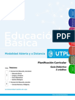 Planificación curricular guía didáctica