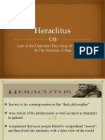 Unity of Opposites & Flux in Heraclitus' Logos