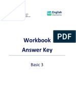 Basic 3 - Workbook Answer Keys - 8 Units - Final