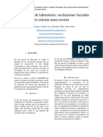 Oscilaciones forzadas en sistema masa-resorte