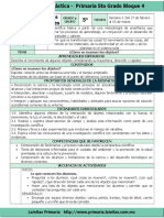 Plan 5to Grado - Bloque 4 Ciencias Naturales (2016-2017)