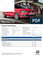 l00420 VW Polo 1 6mpi Leaflet West Malaysia