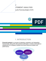 Session Eight Financial Statement Analysis: Saut Gurning in Adapting The Financing Subject of CFA Insititute