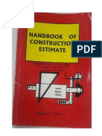 Handbook of Construction Estimate (Rheno A. Velasco)