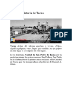 Historia de Tacna