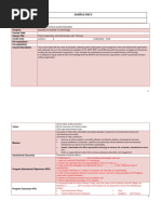 SYLLABUS TEMPLATE for Lea 1 Presentation