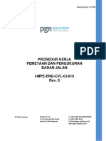 I MPE ENG CVL CI 001 Prosedur Kerja Pemetaan Dan Pengukuraan Badan Jalan PDF