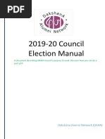 DAAN Council Election Manual 2019-2020