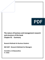 Research Methods For Business Students - Chapter 1