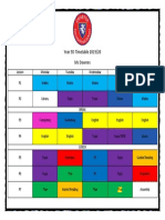 My Timetable