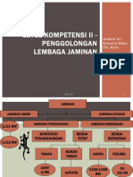 HK Jaminan - Level Kompetensi II - Penggolongan