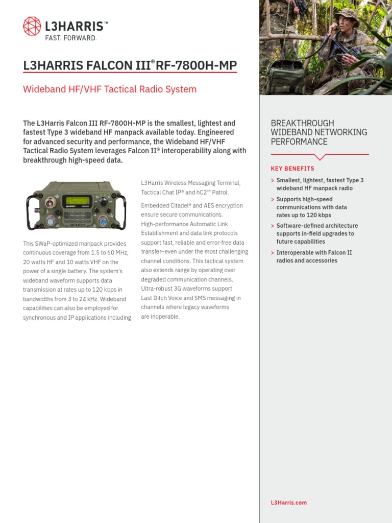 Harris 7800H MP DS | PDF | High Frequency | Radio