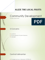 Globalize The Local Fruits: Community Development