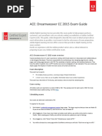 ACE: Dreamweaver CC 2015 Exam Overview