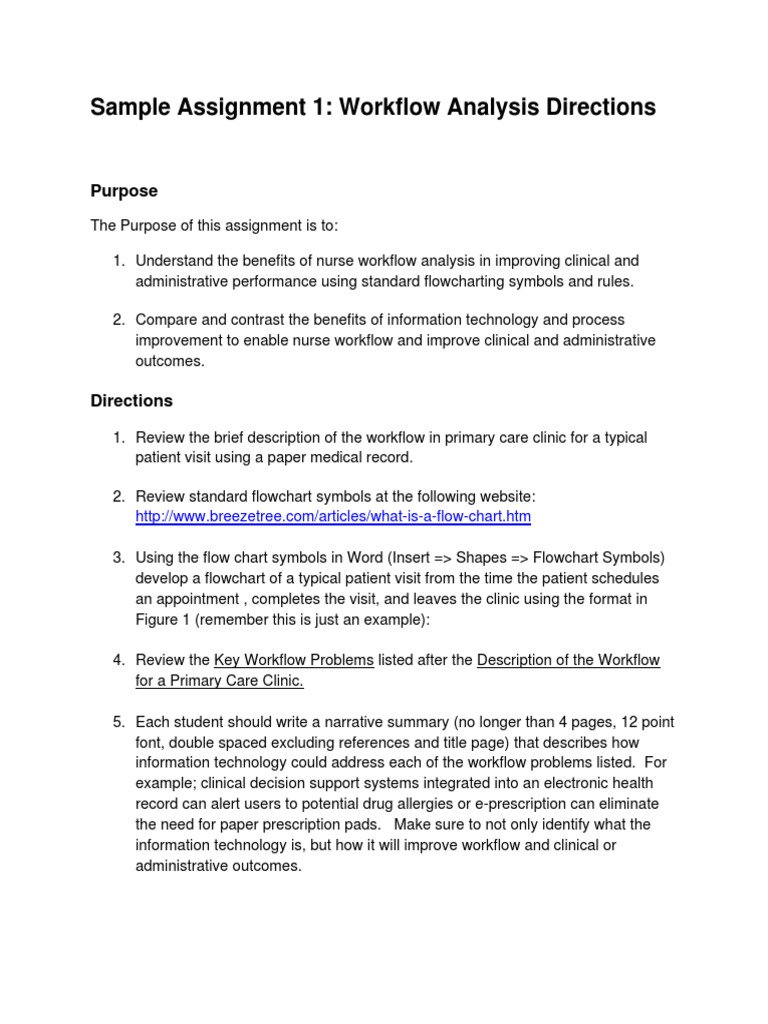 Nurse Workflow Analysis in Clinics | PDF | Electronic Health Record ...
