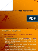 Evaporators For Applications