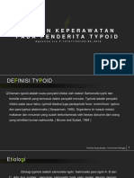 Asuhan Keperawatan Pada Penderita Typoid: A G U S T I N A L I A F - 1 3 1 6 1 1 1 3 3 1 0 3 / A 3 - 2 0 1 6