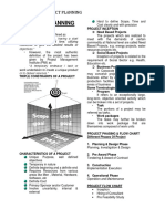 Dpe Notes, Project Planning