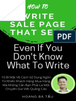 How To Write Sale Page That Sell Part 1 - 0 PDF