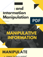 Media and Information Manipulation