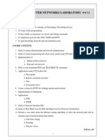 Computernetworks Lab Manual 2017-18 PDF