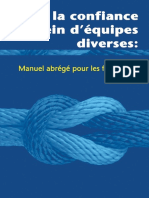 Batir La Confiance Au Sein Dequipes Diverses Manuel Abrege Pour Les Formateurs