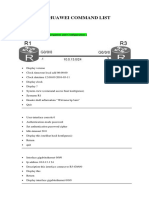 Ict Huawei Command List