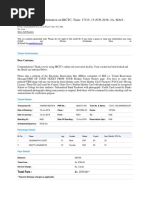 Subject: Booking Confirmation On IRCTC, Train: 17315, 13-JUN-2016, 2A, MAO - KJM