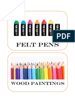 Felt Pens: Wood Paintings