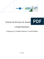 Carteira Servico Da APS CARDAPIO DO SUS