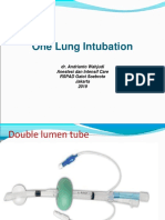 One Lung Ventilation DR Andri