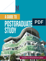 A Guide To: Postgraduate Study