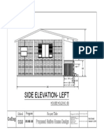 Side Elevation-Left: Proposed Native House Design