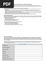 Checklist - Planning The Safe Set-Up and Operation of Earthmoving Equipment