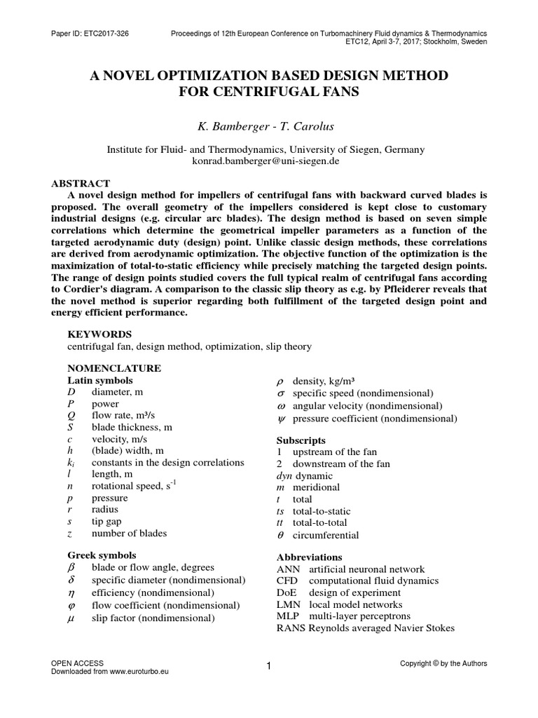 CB Design Optimisation PDF Computational Fluid Dynamics