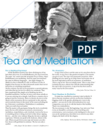 Tea and Meditation