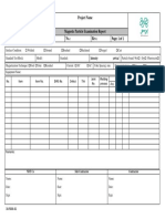 Contractor: Project Name: No. Item Item No. DWG No. Defect THK Joint No. Welding Process Result Remark Acc. Rej. Rep