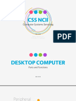 Computer Systems Servicing NC II (COC1) Week 8 - Desktop Computer Parts and Functions