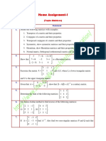 Home Assignment-I PDF
