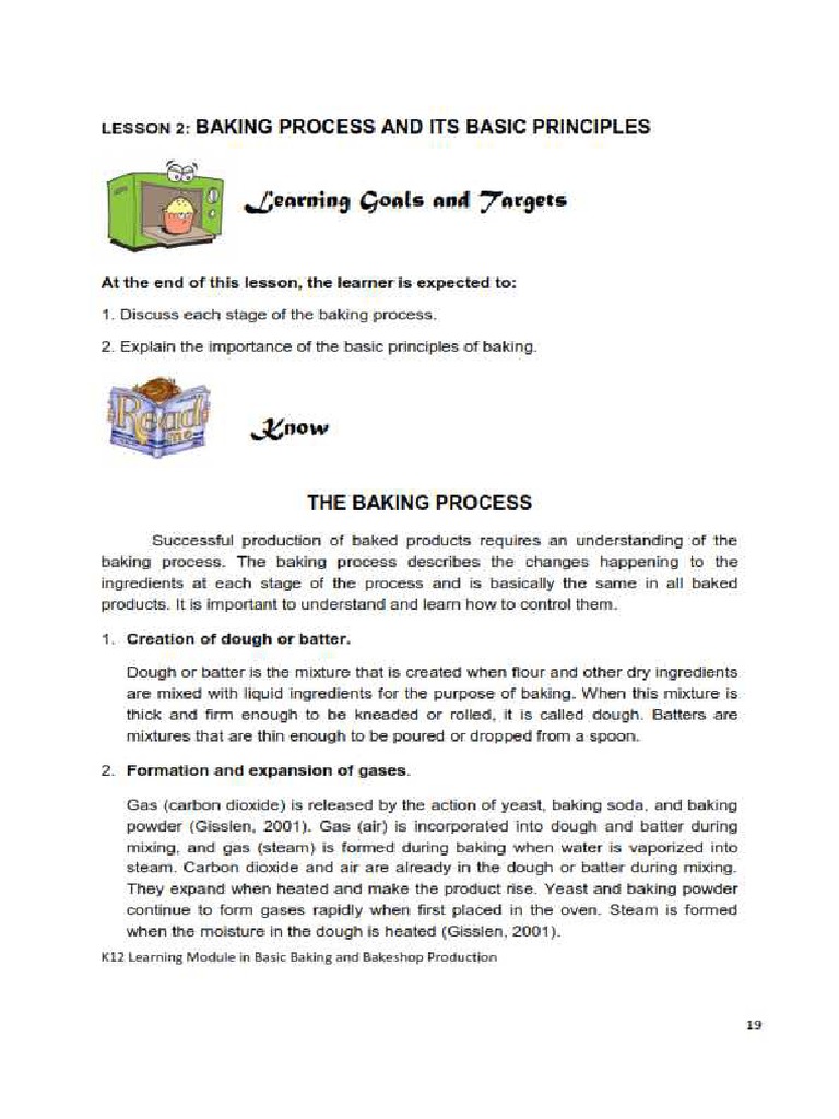 Baking Process Baking Tools Equipment | PDF