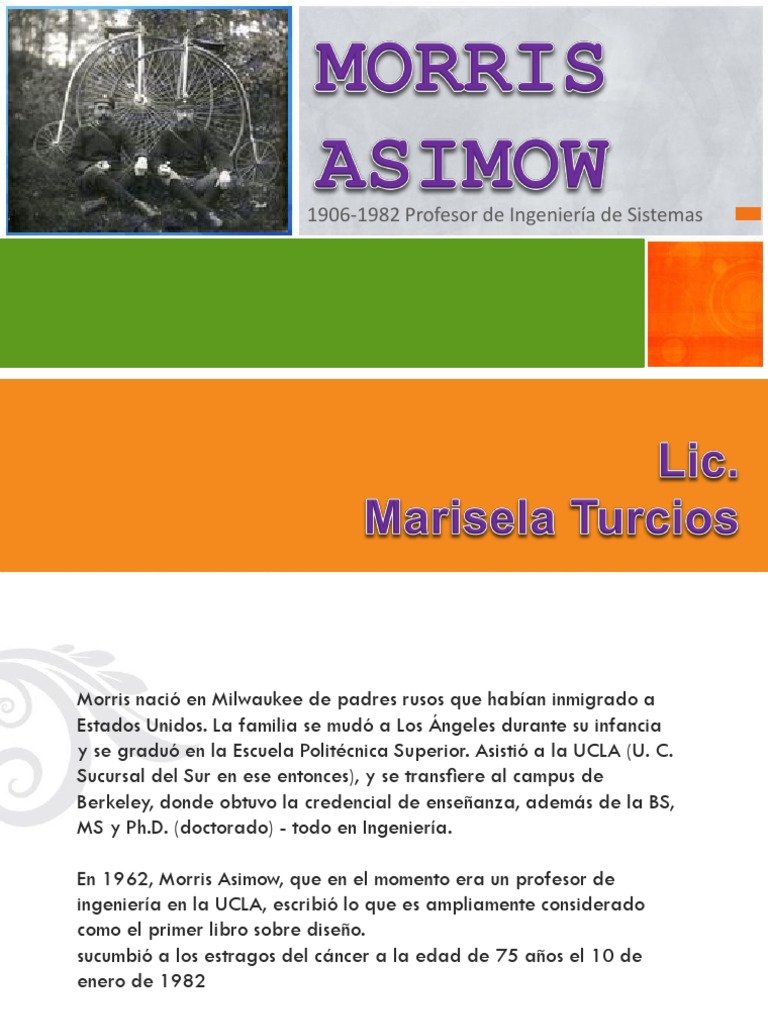 Metodología de Diseño de Morris Asimow | PDF | Diseño | Planificación