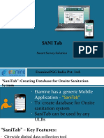 Etamine Sanitation Survey