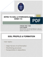 Introduction to Soil Formation & Hydrogeology Factors