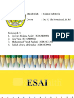 Bahasa Indonesia (Kel 3 PPT Esai)